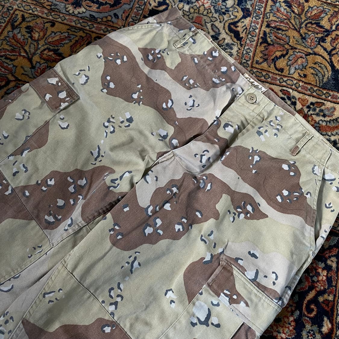 🌊90-00 cabela's 사막6색 초코칩 BDU 팬츠 (XL) 상품이미지3