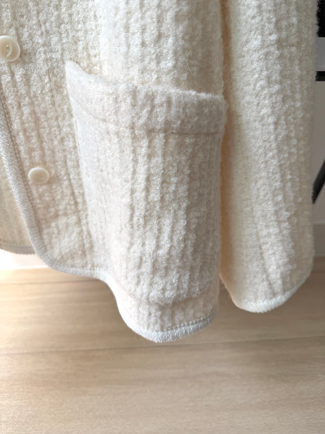 킨더살몬 해리 알파카 자켓 크림 상품이미지9