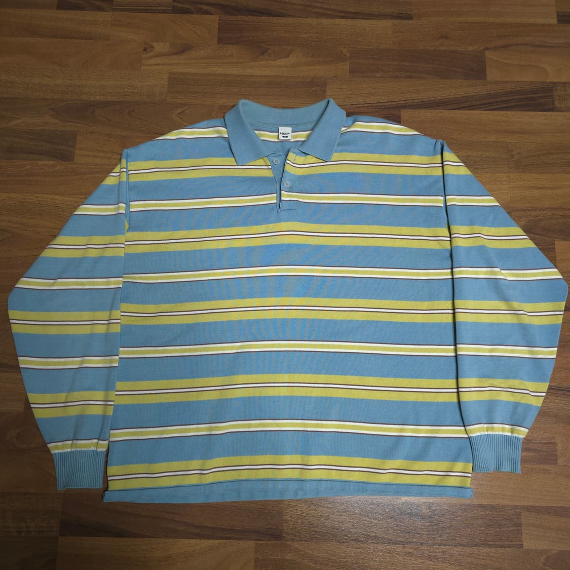 [M]느린양반x리오버 pk 코튼 셔츠 스카이 블루 상품이미지1