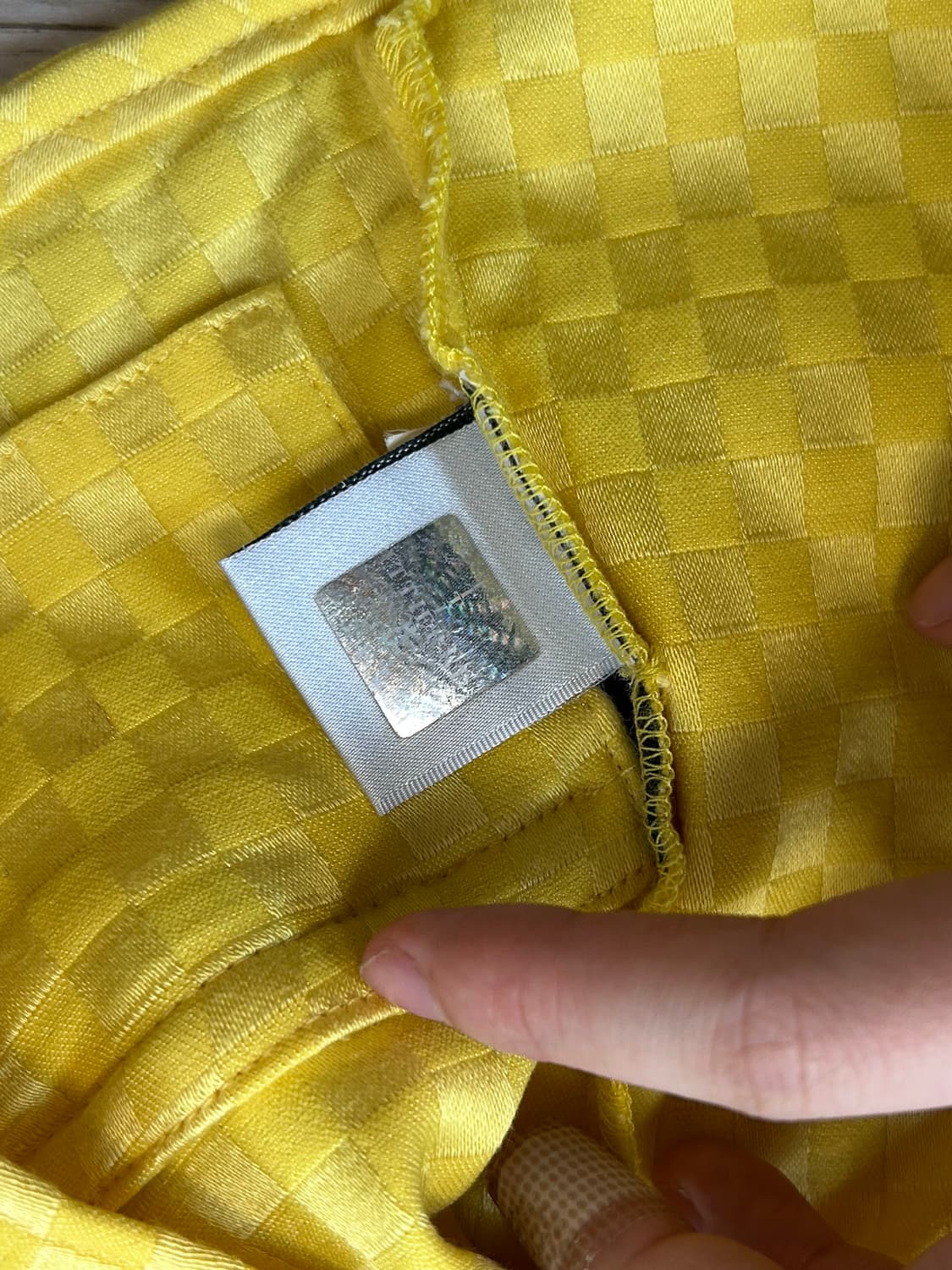 VJC 90s 아카이브 체커보드 비스코스 자켓 상품이미지2