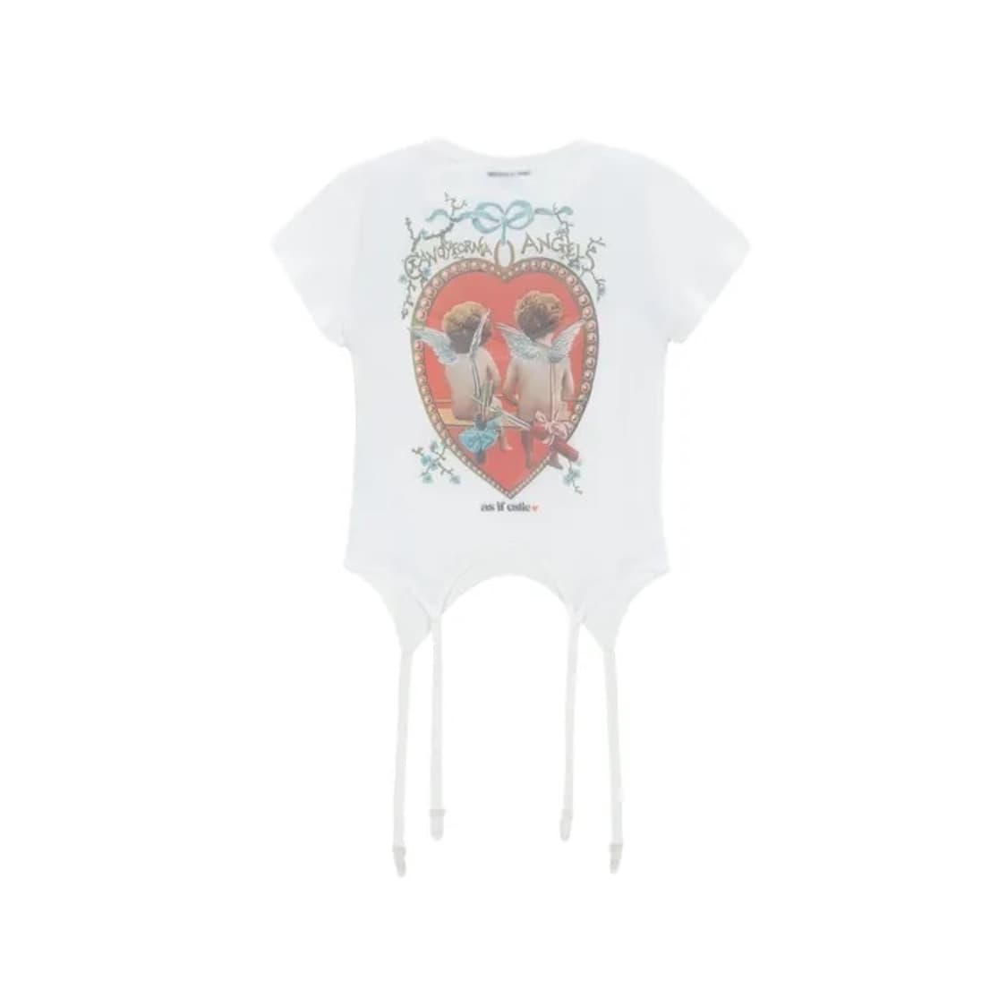 As If Calie 코르셋 메쉬 티셔츠 (29cm) 애즈이프칼리 자라 상품이미지2