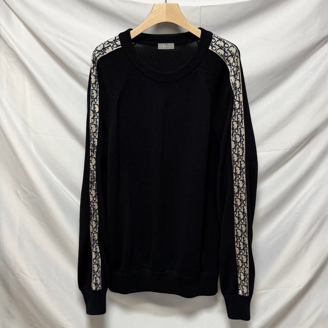 [S+급/2XL] 디올 오블리크 인서트 니트 스웨터 상품이미지1