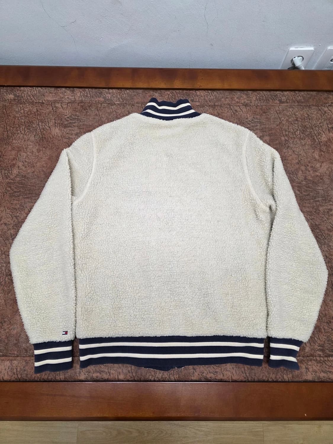 타미힐피거 리버시블 양면 후리스 자켓 S 상품이미지5