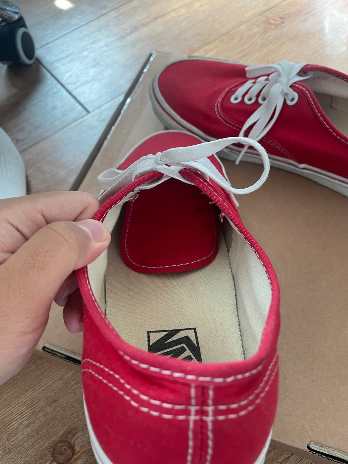 반스 어센틱 레드 275mm 상품이미지5