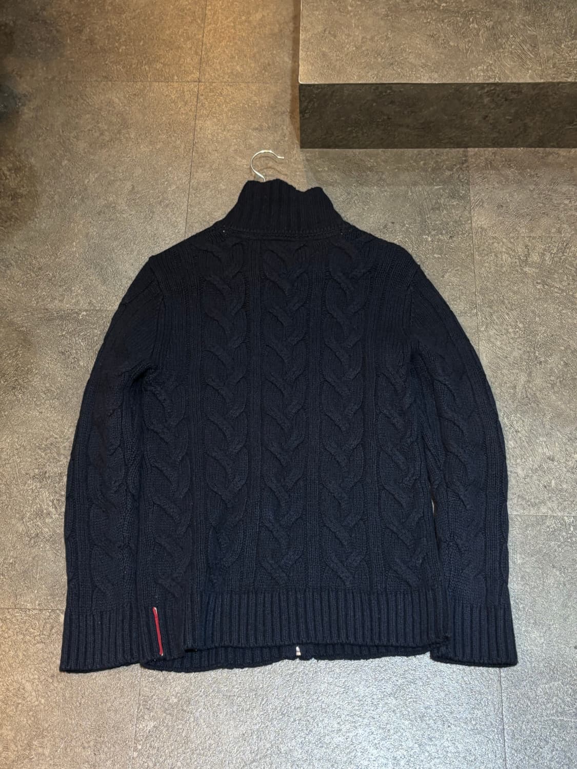 타미힐피거 니트 꽈배기 집업 S사이즈 상품이미지3