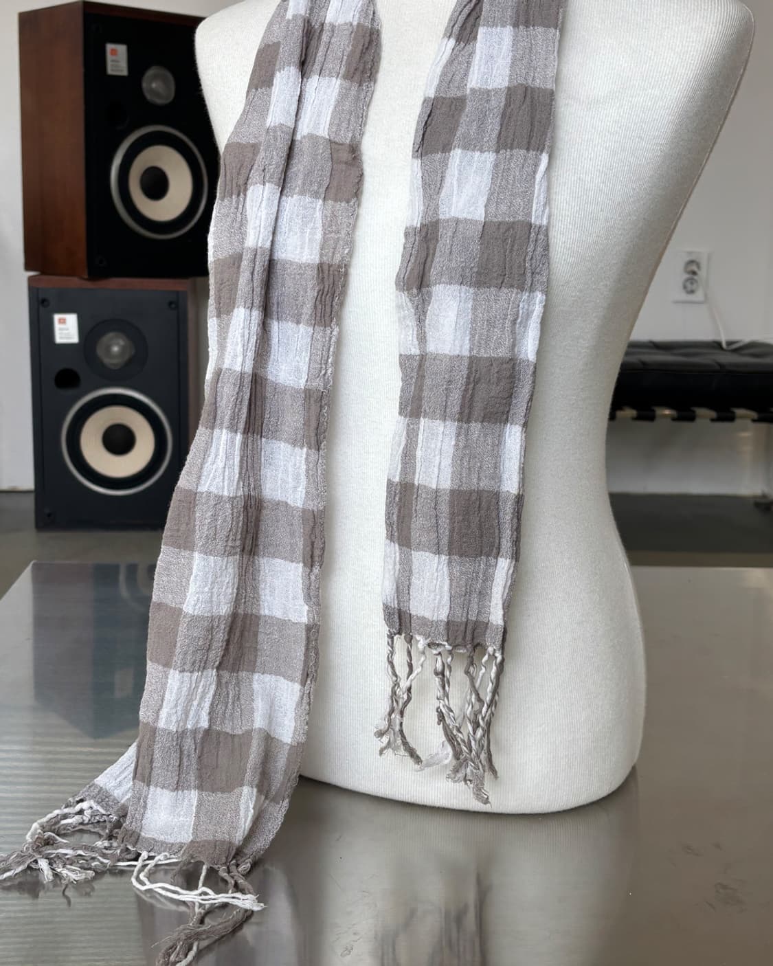 nerd check mori scarf 상품이미지4