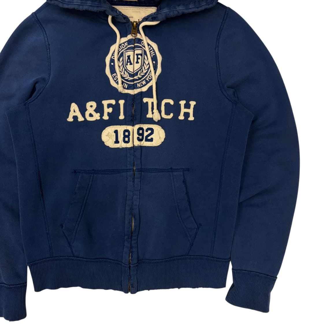 아베크롬비 y2k 블루 후드집업 L 상품이미지3