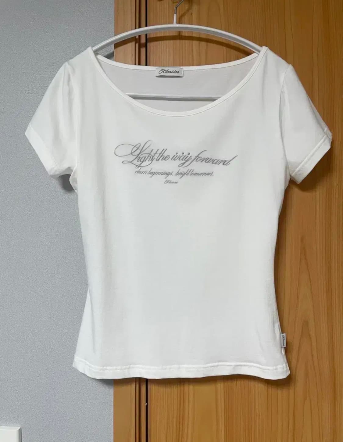 클리시어 클린 클럽 레터탑 반팔 (화이트) 상품이미지6