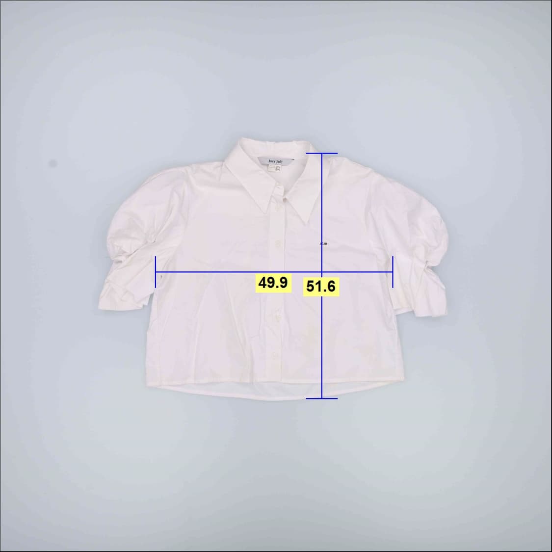85 쥬시쥬디 반팔 퍼프 크롭 셔츠 0402H1 상품이미지8