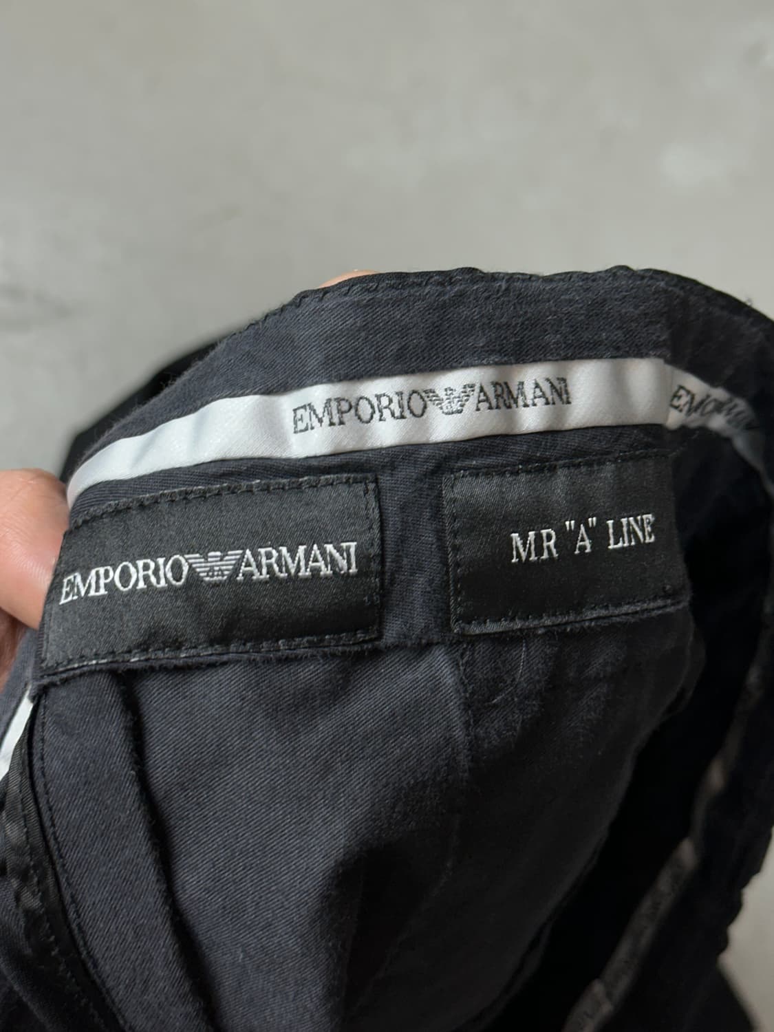 엠포리오 아르마니 와이드 슬랙스 와이드 레그 트라우저 상품이미지10