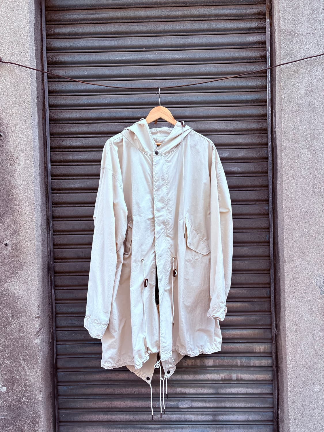 아웃스탠딩 야상 크림야상 상품이미지1