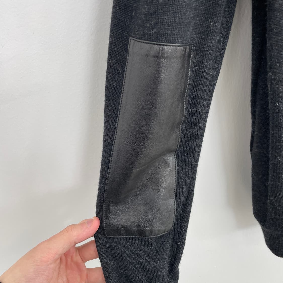 U 폴로 랄프로렌 챠콜 하프넥 집업 니트 상품이미지5