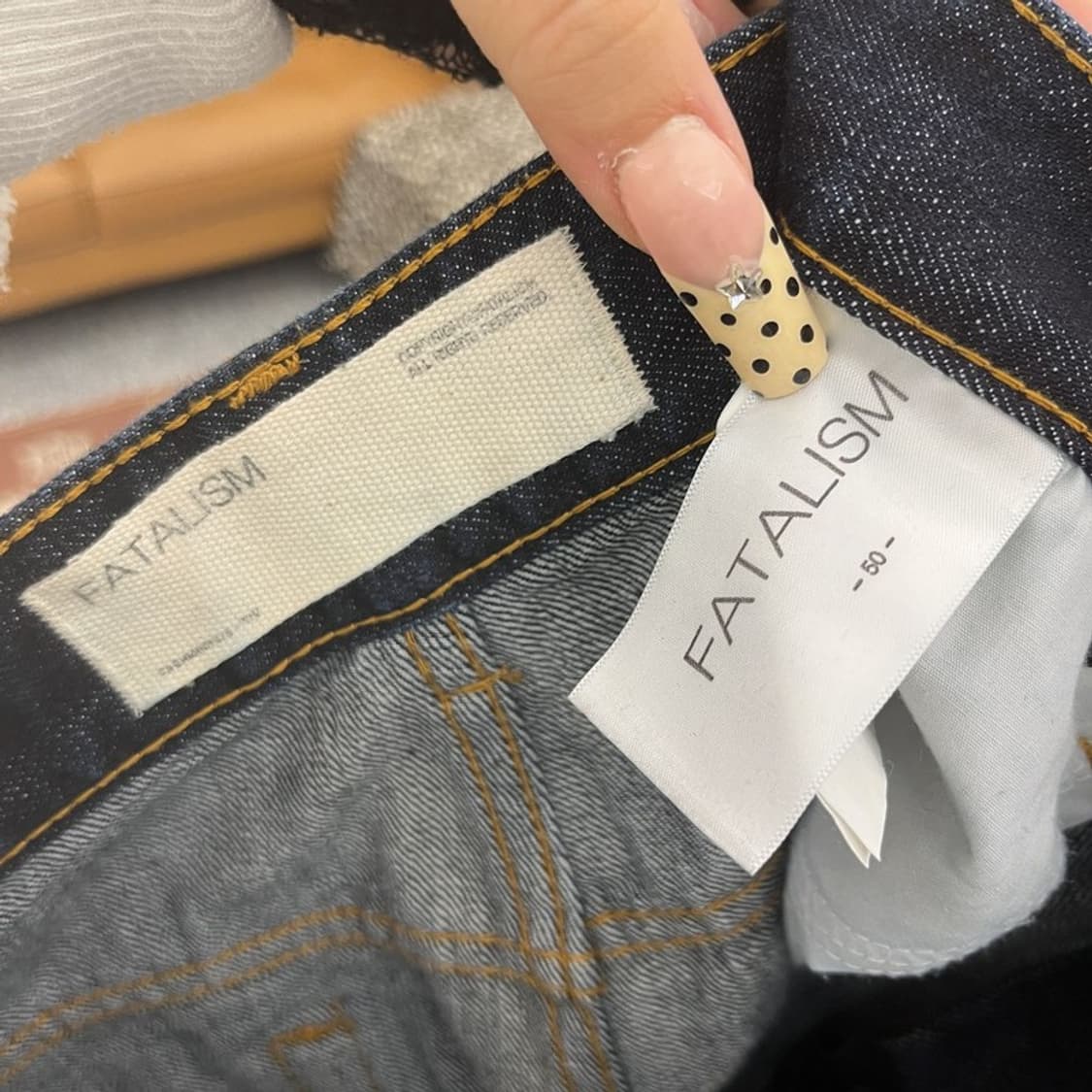 페이탈리즘 빈티지 모던 캐주얼 빅 데님팬츠 50 C10007 상품이미지5