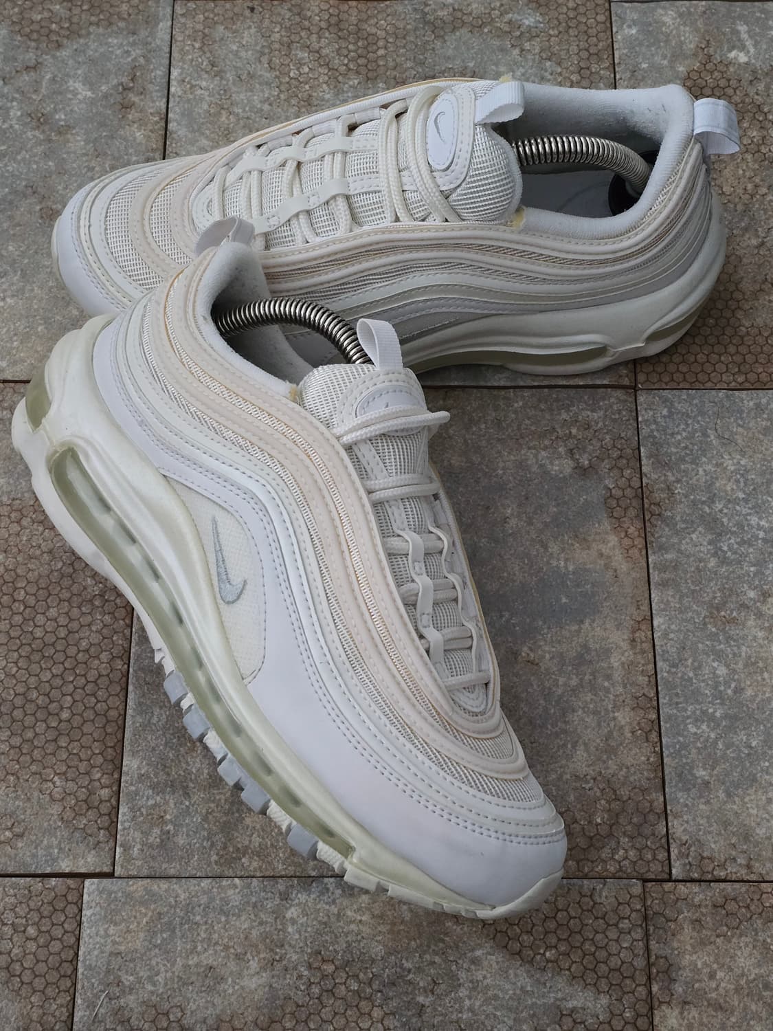 (245)나이키 에어맥스 97 트리플 화이트 상품이미지7