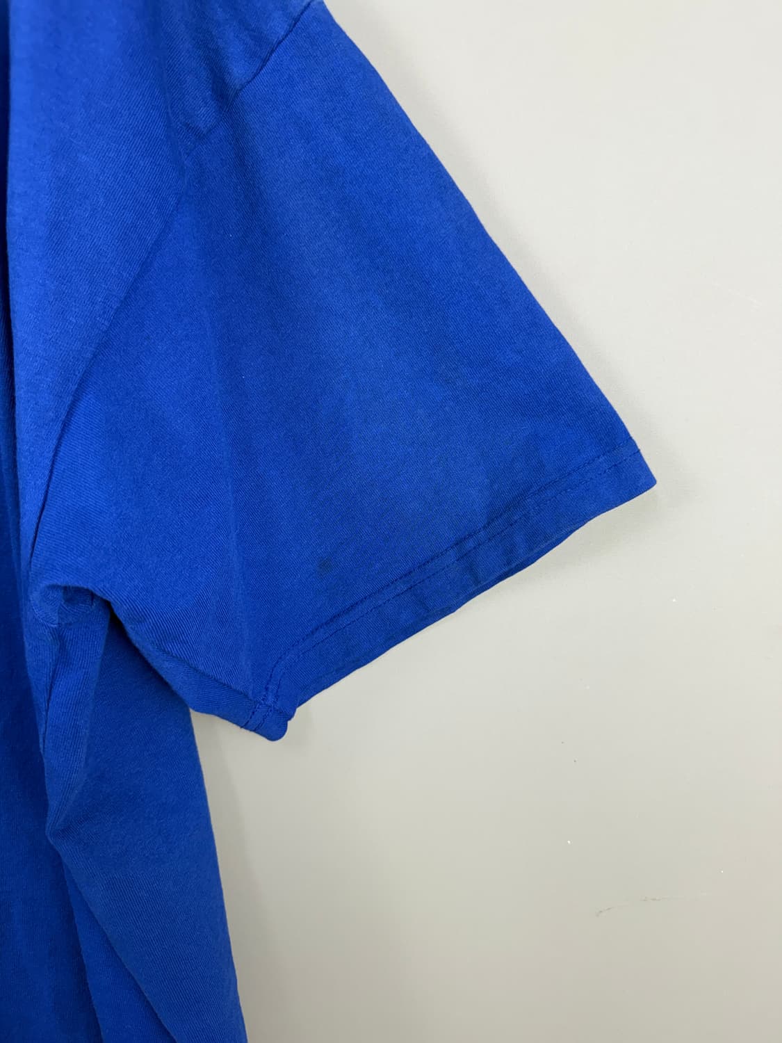 오베이 빅로고 반팔 티셔츠 블루 E32 상품이미지4