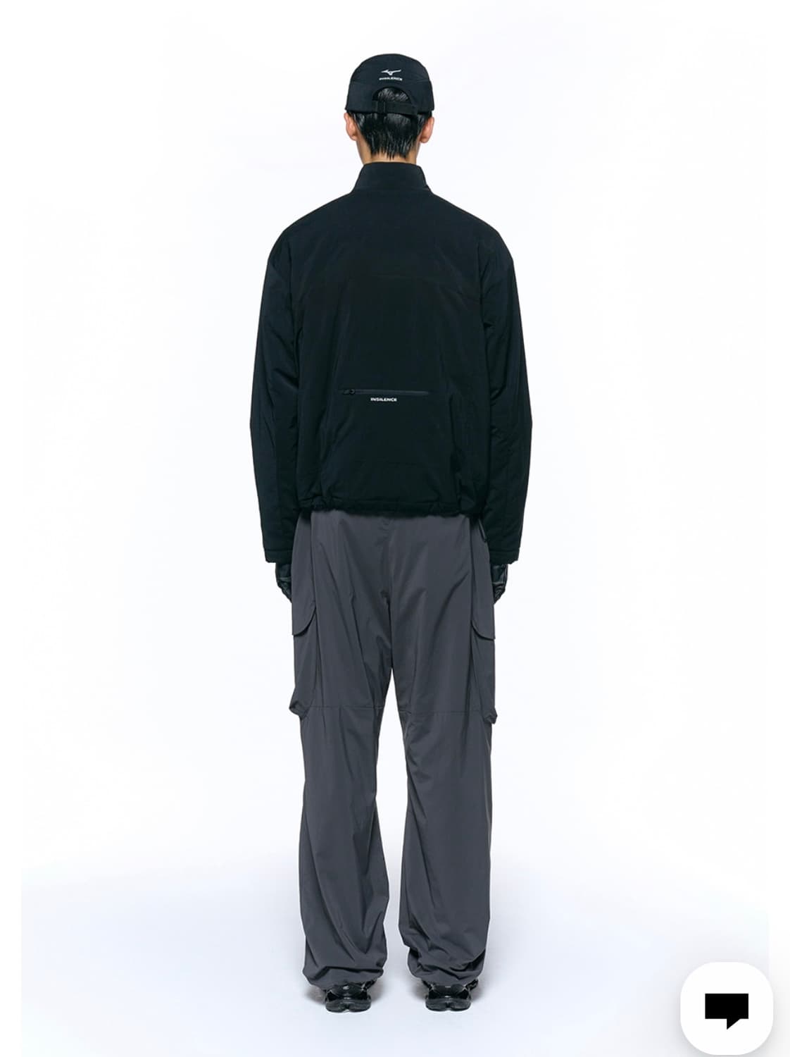 미즈노 x 인사일런스 소프트쉘 자켓 블랙 L 상품이미지4