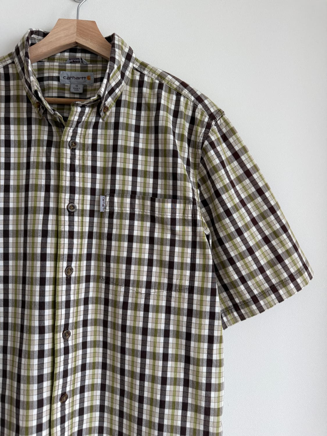칼하트(Carhartt) 체크 반팔 셔츠 상품이미지3