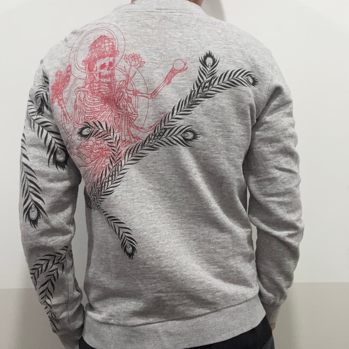 00s CROPPED HEADS 해골보살 집업 상품이미지2