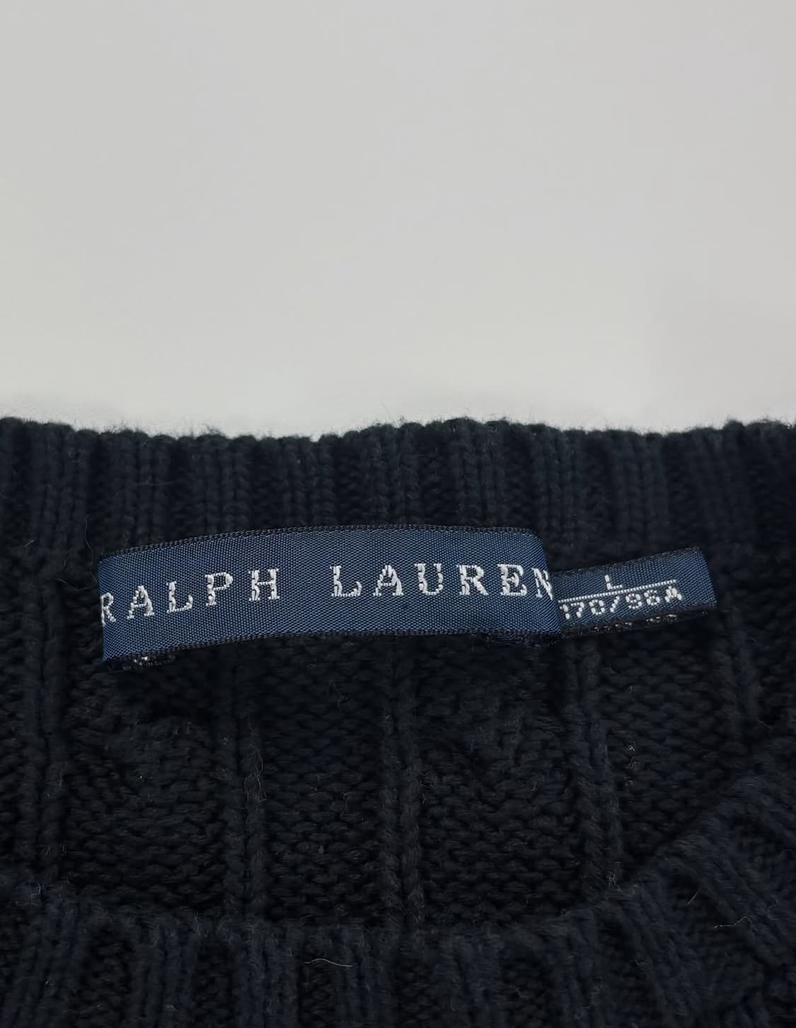  폴로 랄프로렌 블랙 여성 꽈배기 니트 상품이미지3