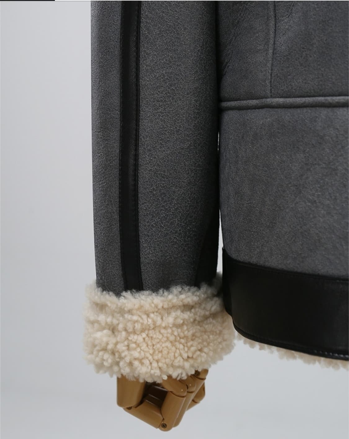 Real LambSkin - Crack Leather Mustang 상품이미지9