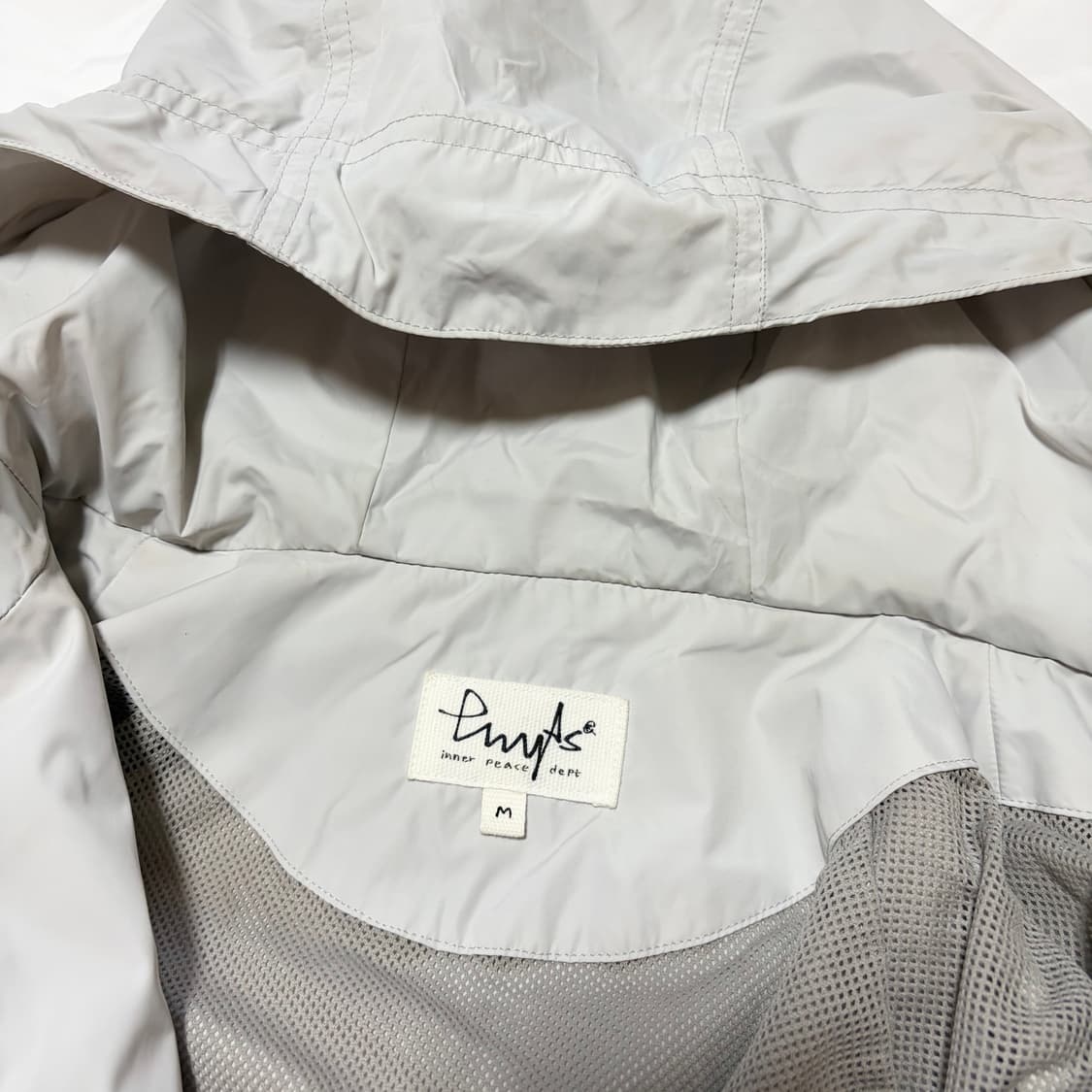 파이핑 스타테일 후드 트랙자켓 그레이지 상품이미지5