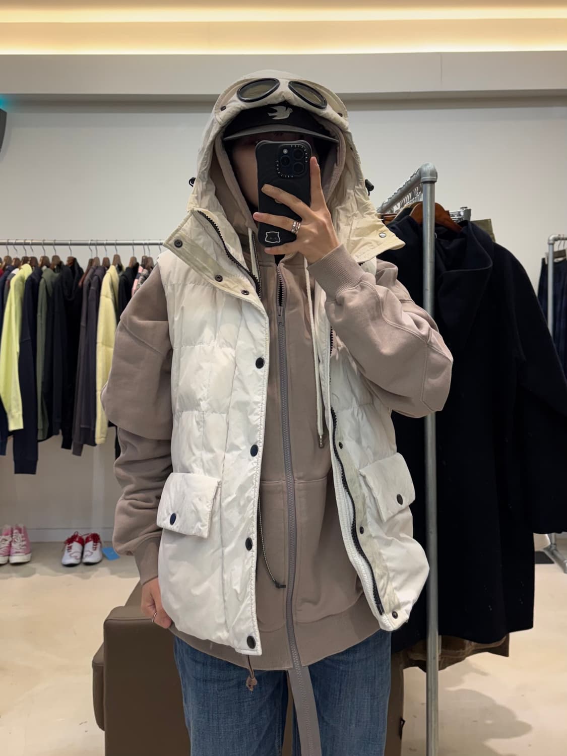 C.P. 컴퍼니 고글 다운 베스트 상품이미지5