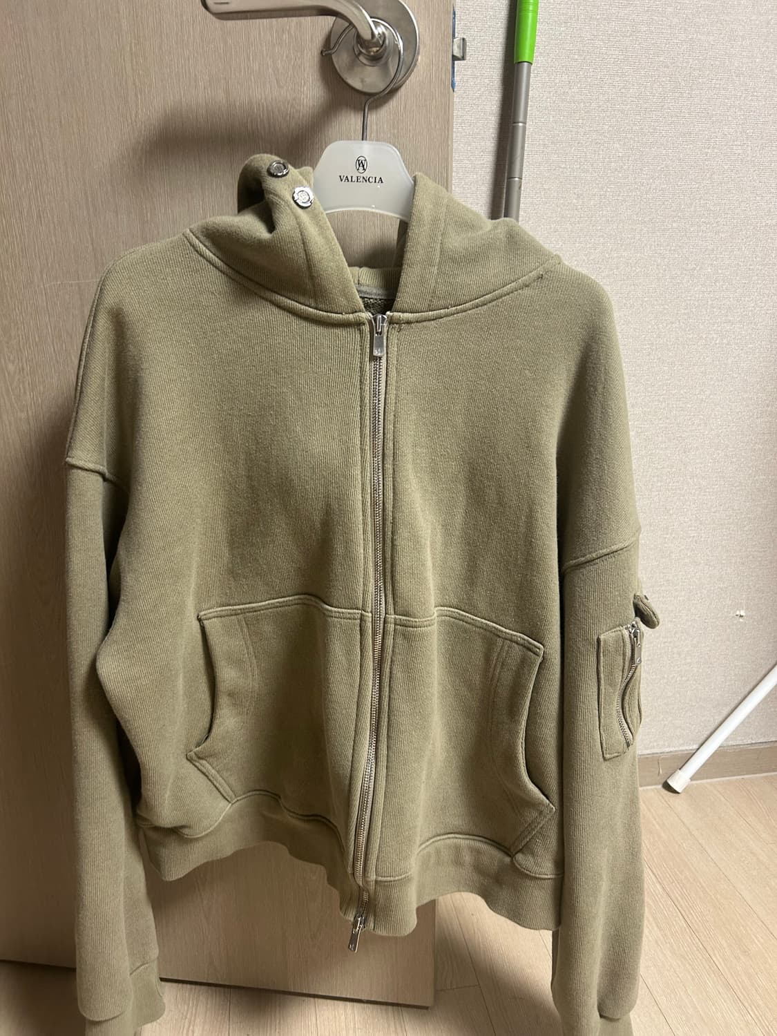 포그서비스 후드집업 애쉬카키 1 상품이미지2