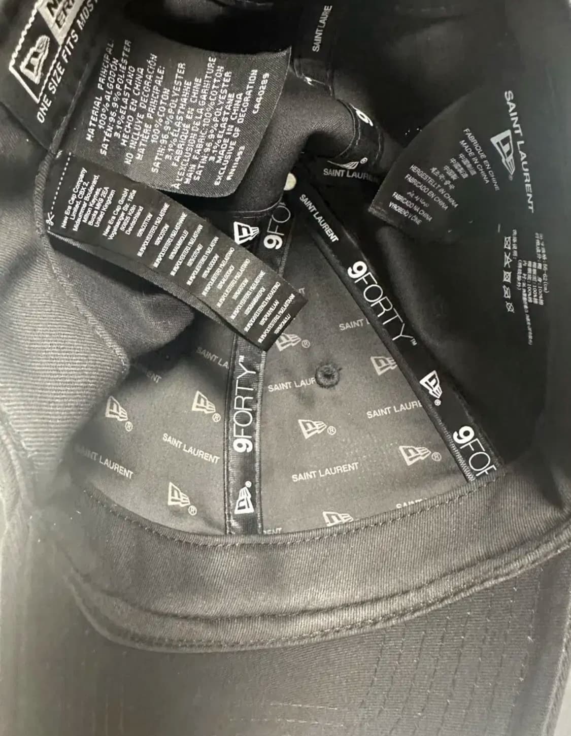 생로랑 YSL 모노그램 뉴에라 볼캡 상품이미지3