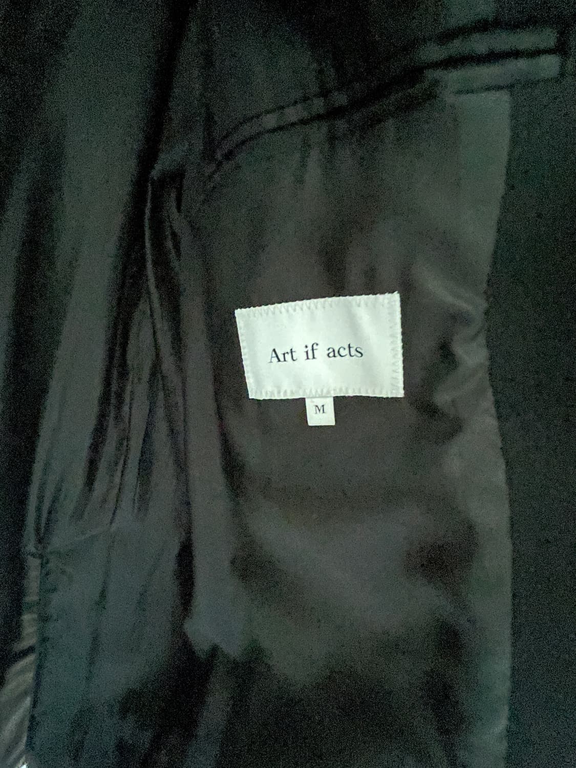 아트이프액츠 발마칸 코트 블랙 M (artifacts) 상품이미지5