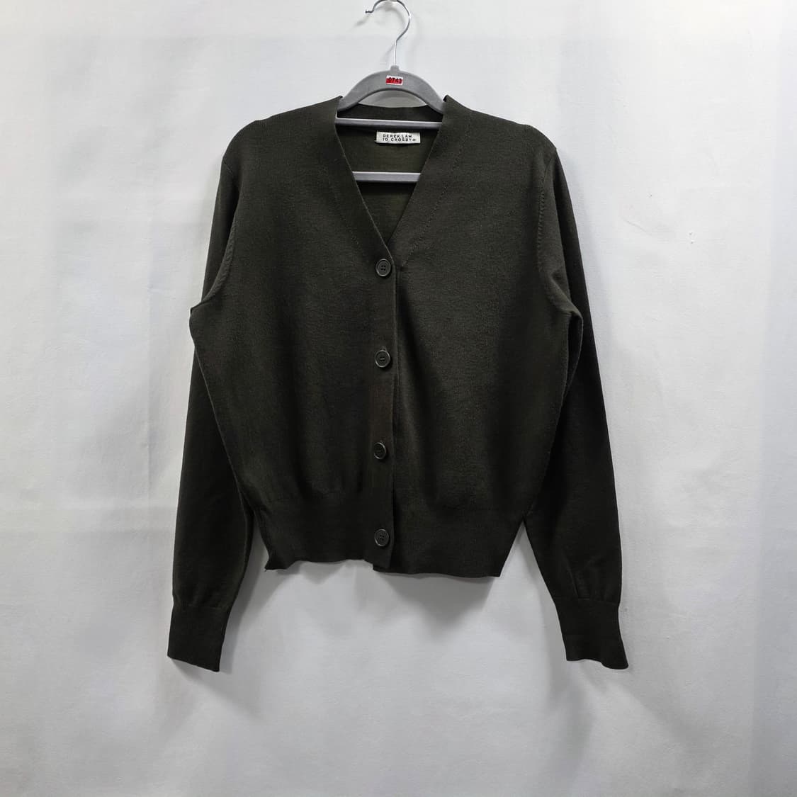 0743 데렉램 10 크로스비 가디건 66  레이온50 울22 고급 컴 상품이미지1
