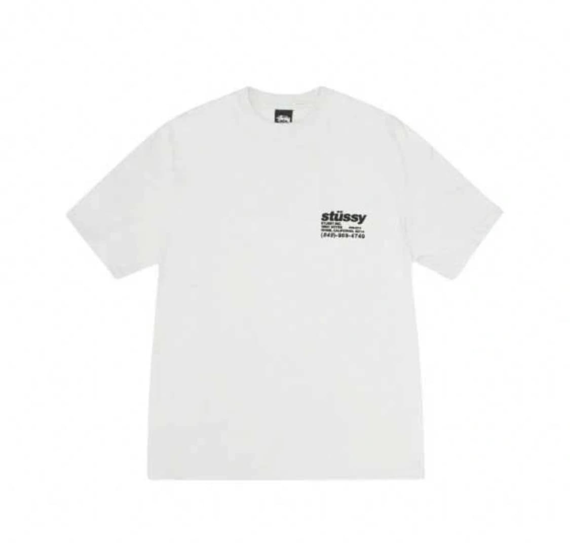 🤍[정품/새상품] 스투시 DNA 엠보로고 화이트 반팔티🤍 상품이미지1