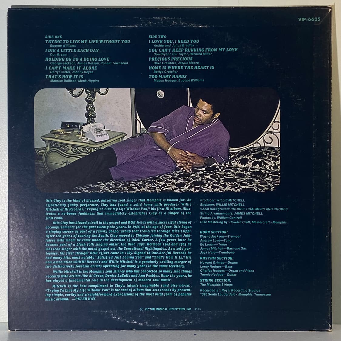 (중고LP-소울) Otis Clay -Trying To 상품이미지2