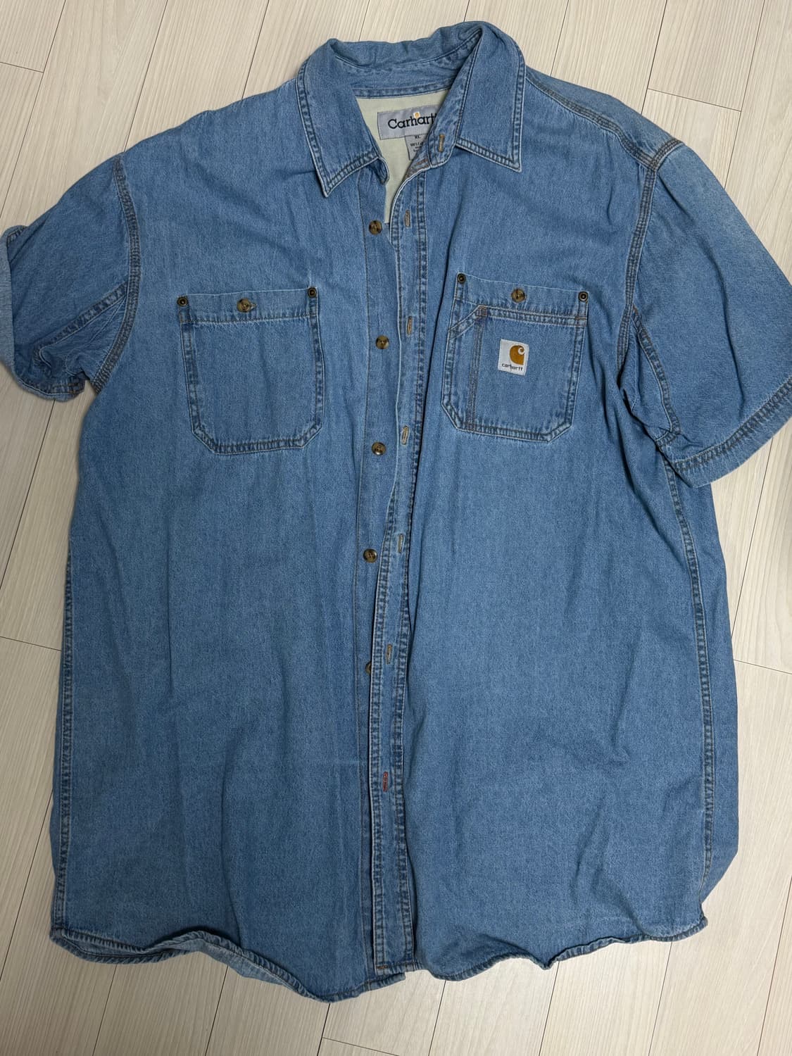 Carhartt vintage denim big shirt 상품이미지1