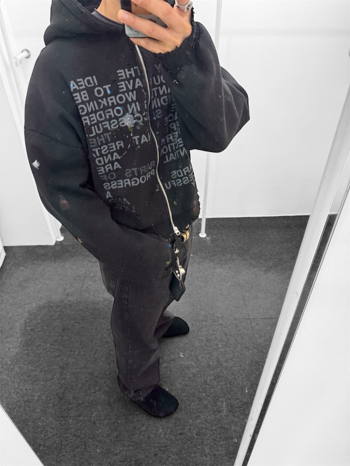 빈티지 후드집업(기모) 상품이미지9