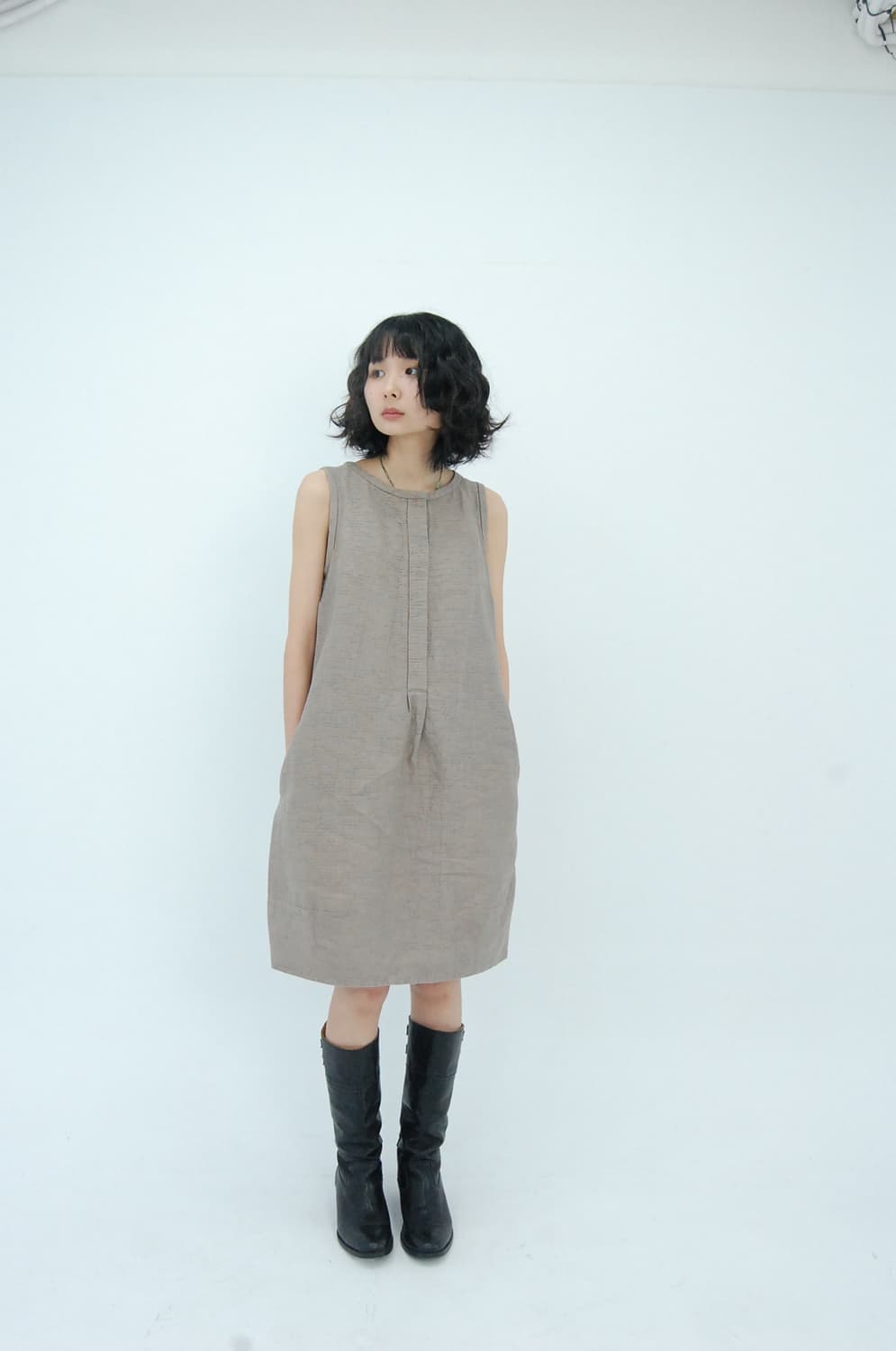 ’S Max mara sleeveless one piece 상품이미지4