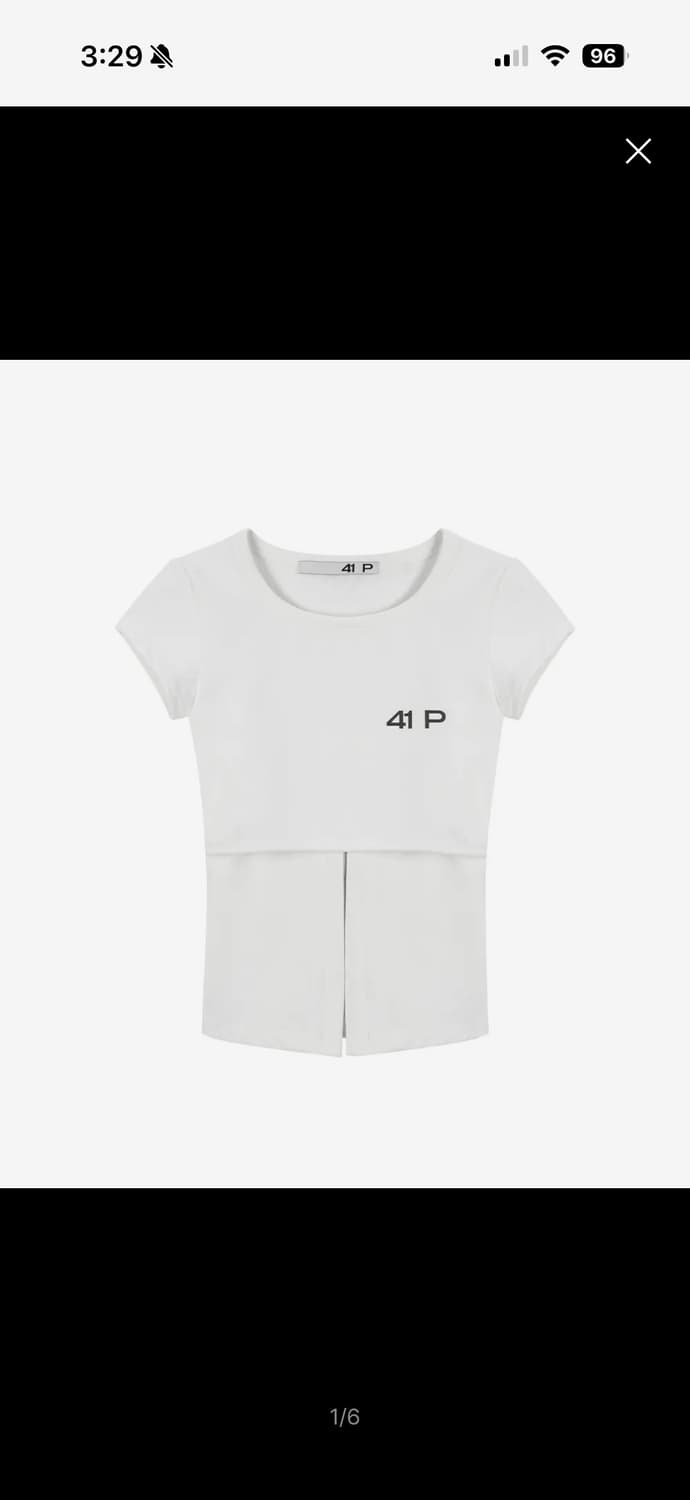 사일프레이Hooked Cutout Short Sleeve Top 상품이미지1