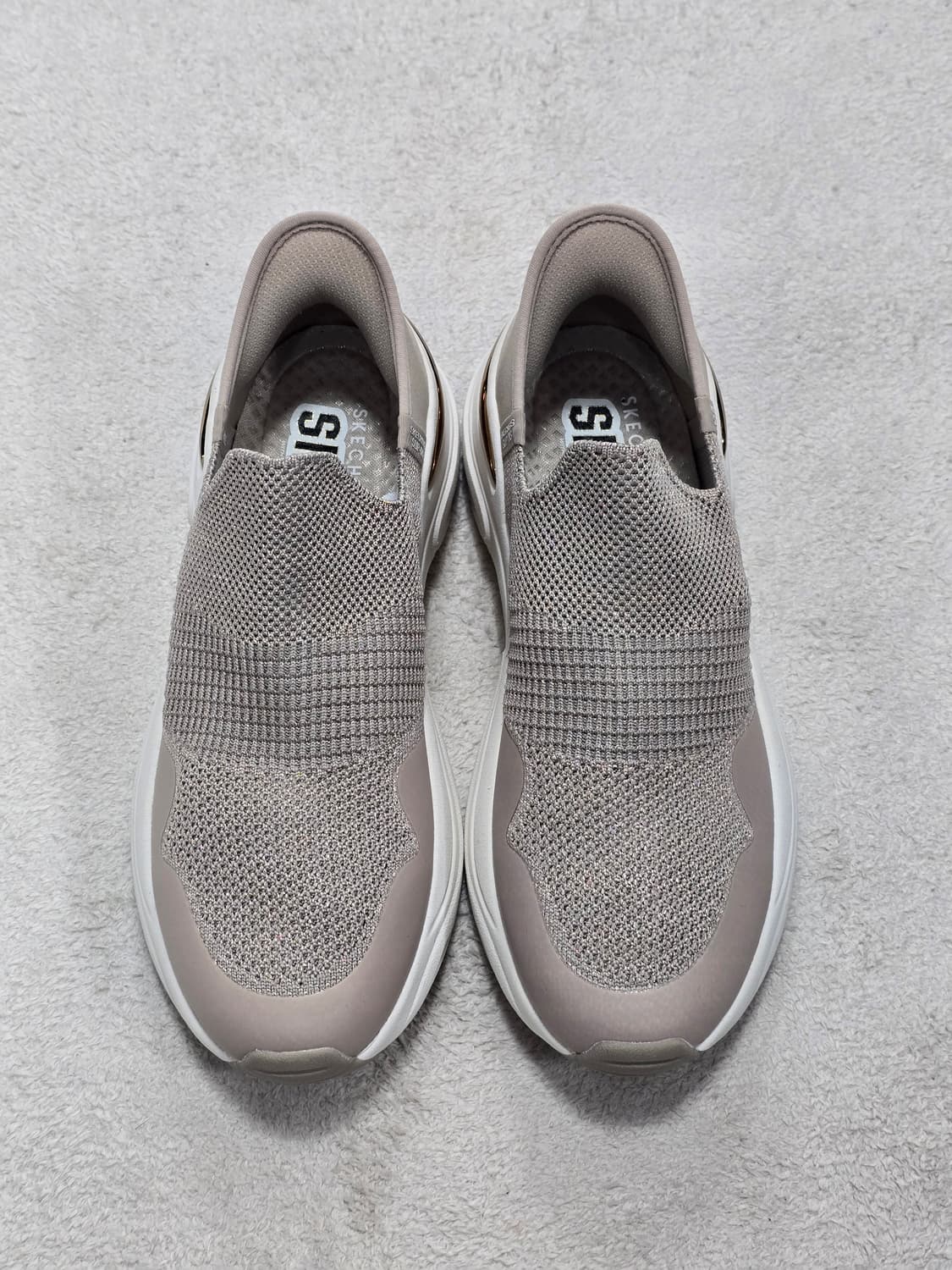 25FW 스케쳐스 슬립온 핸즈프리 여성 운동화 베이지 240 상품이미지3