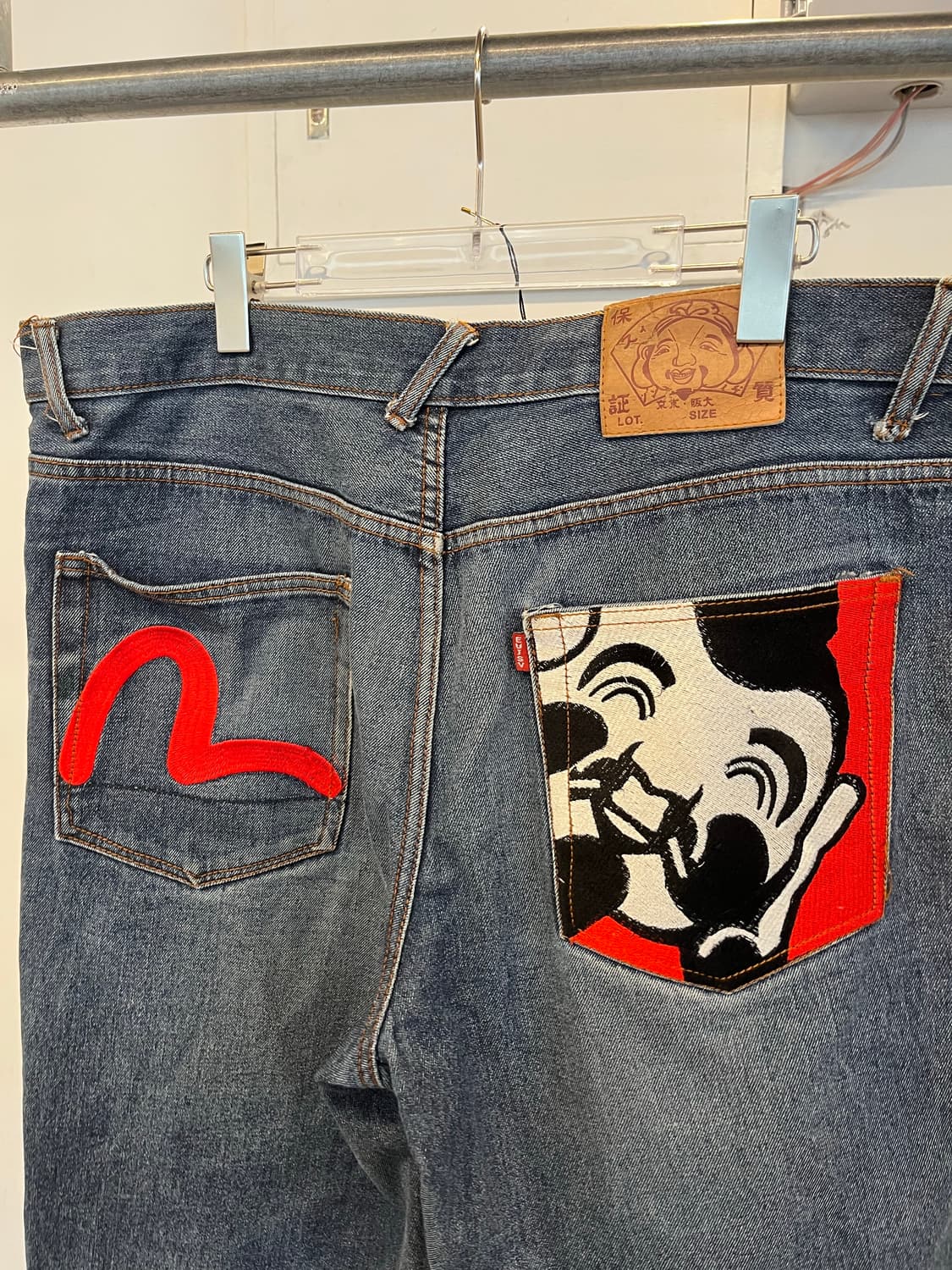 Evisu Patchwork Denim Shorts 상품이미지3
