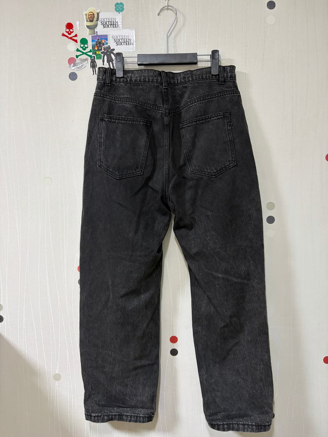 Cavish Design Seller 흑청 와이드 데님 M 상품이미지2