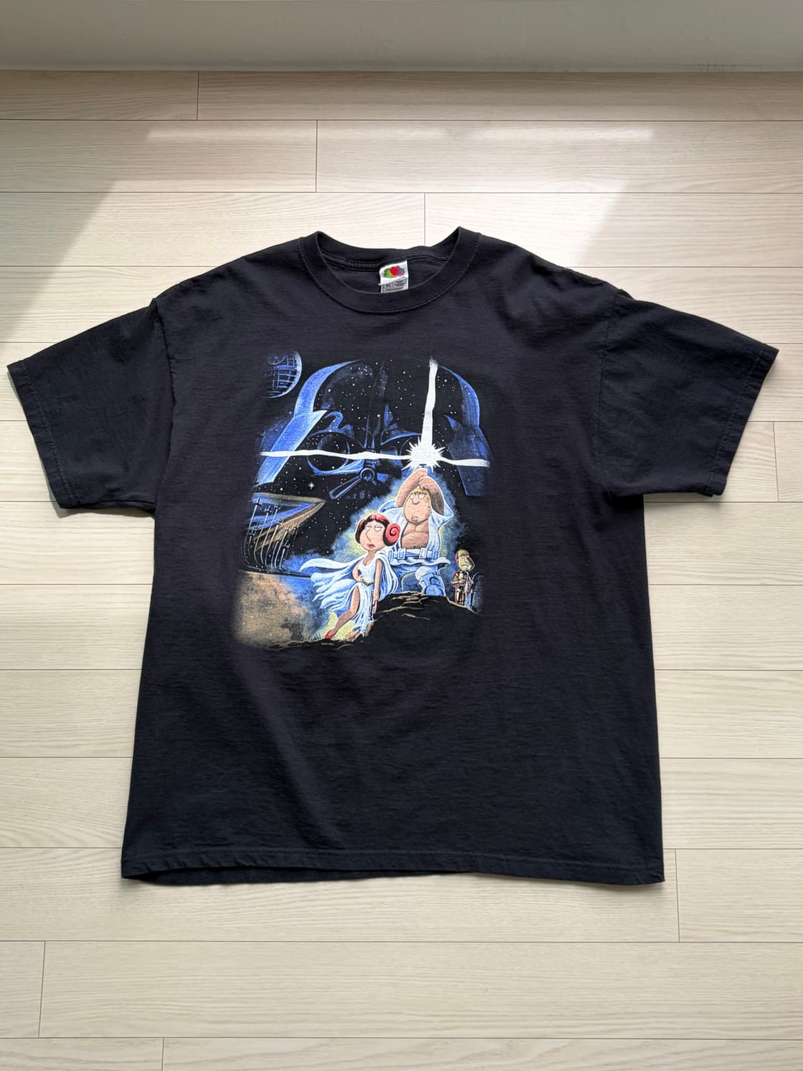 00s 패밀리가이 스타워즈 프룻오브더룸 빈티지 티셔츠 XL (105) 상품이미지1