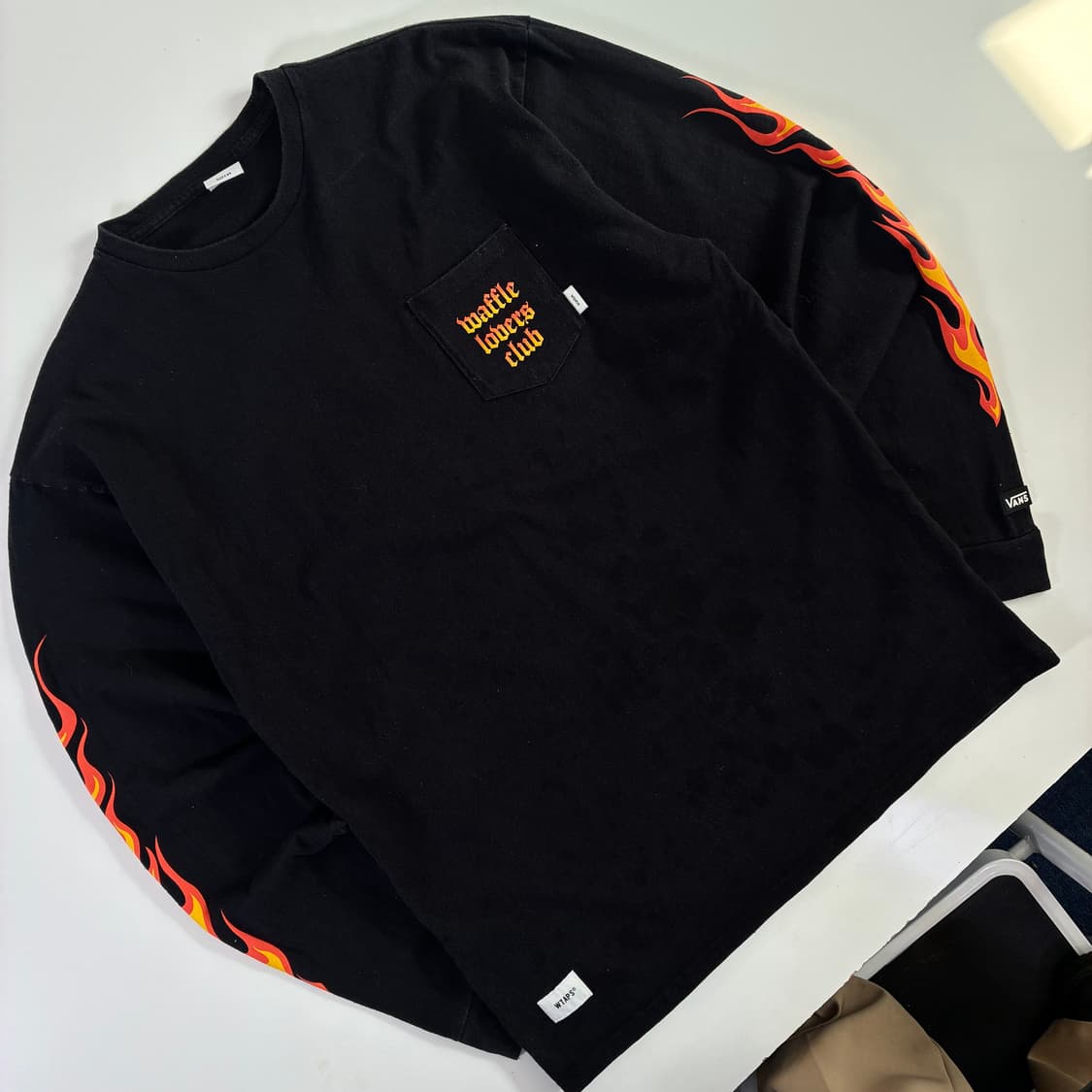 WTAPS x Vans  반스 x 더블탭스 플레어 블랙 롱슬리브 상품이미지5