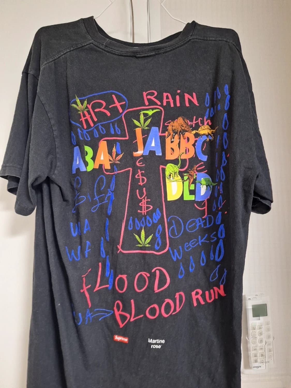 슈프림 마틴 로즈 티셔츠 블랙 M 상품이미지2