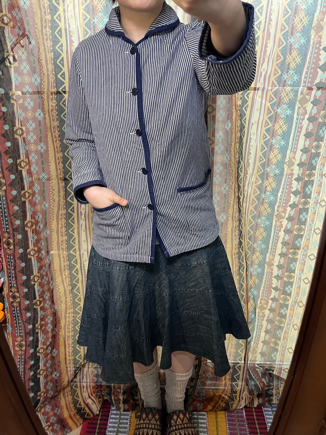 Le glazik 르 글라지크 히코리 스트라이프 재킷 상품이미지5