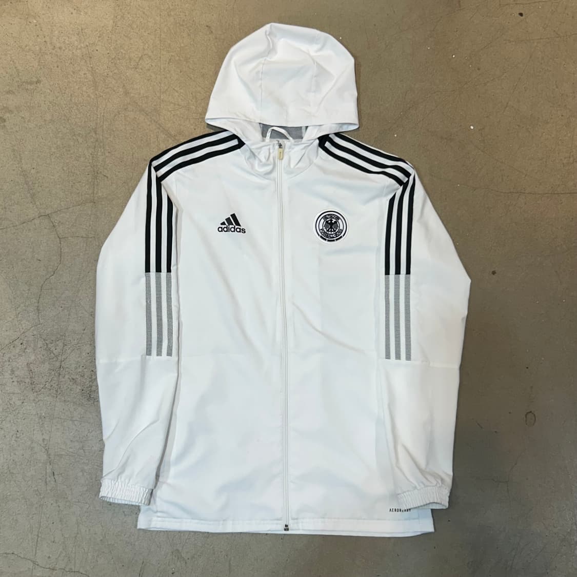 L 아디다스 독일 국가대표 화이트 바람막이 상품이미지2