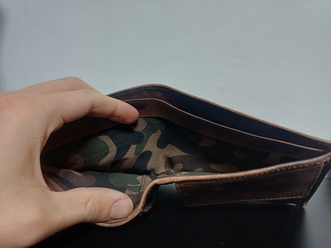 Avirex 남성 가죽 반지갑 브라운레더 상품이미지3