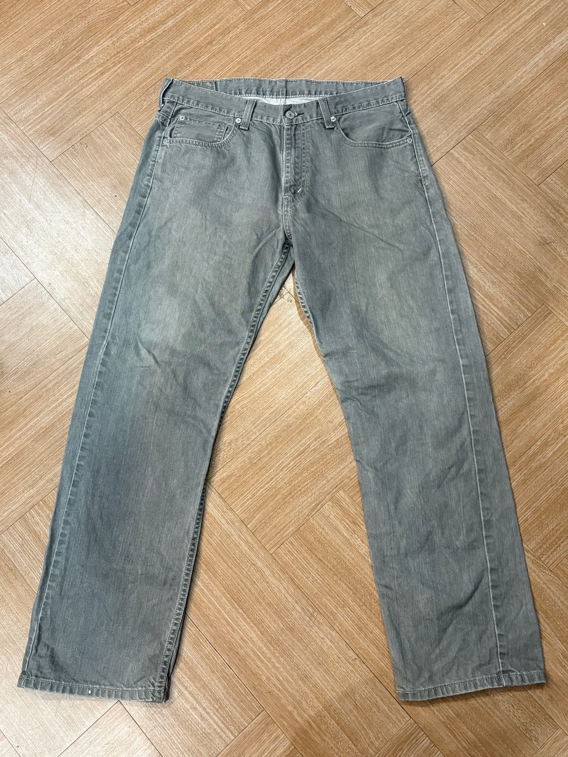 [34] 리바이스 569 그레이 와이드진 배기핏 상품이미지4