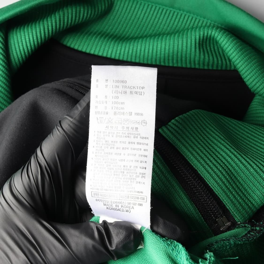 아디다스 빈티지 리니어 빅로고 트랙탑 L 상품이미지6