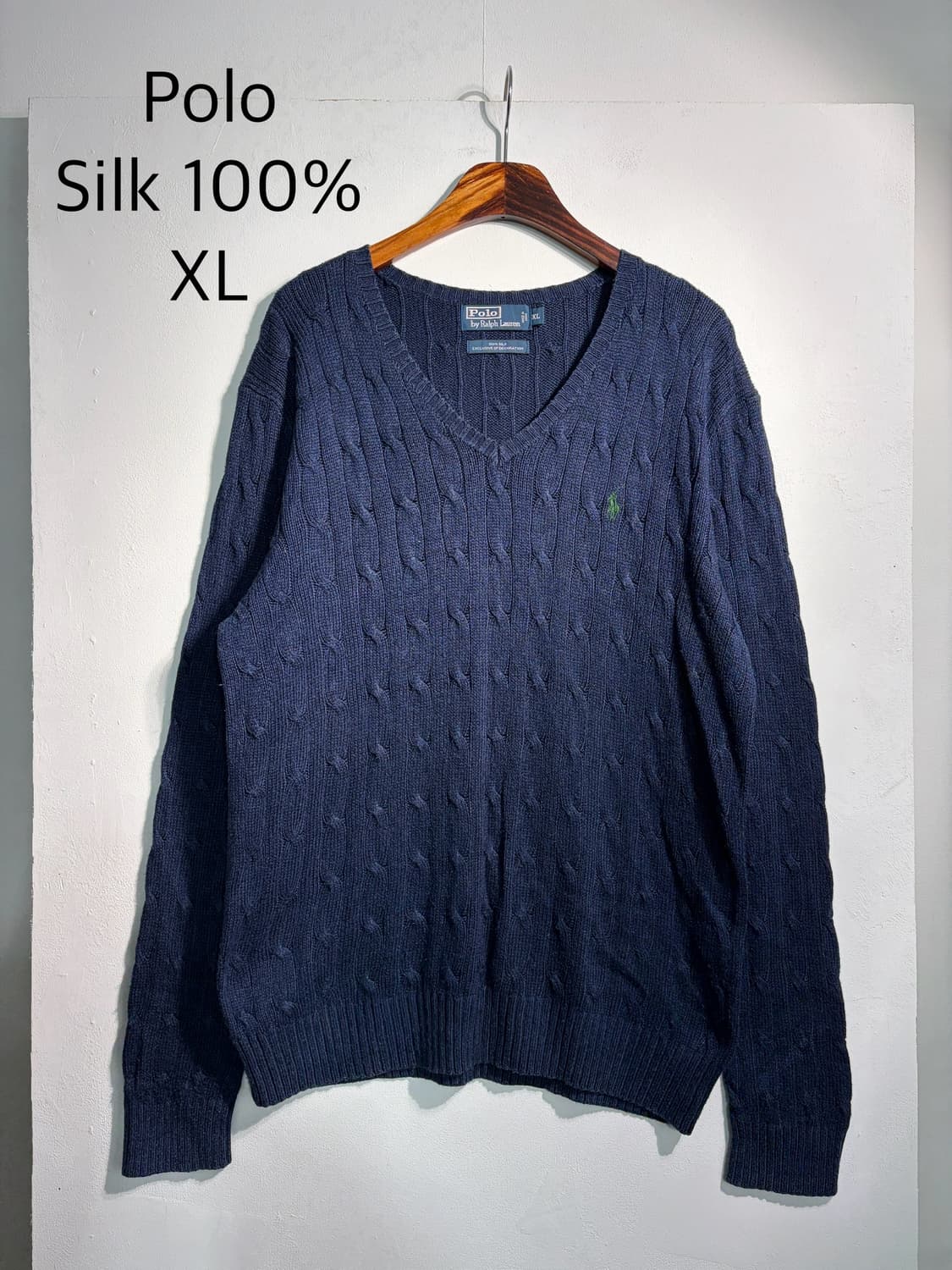 Polo 폴로 랄프로렌  silk 100% 니트 XL 상품이미지1