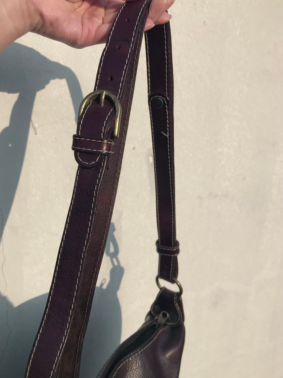 이태리 빈티지 가죽 가방 상품이미지4