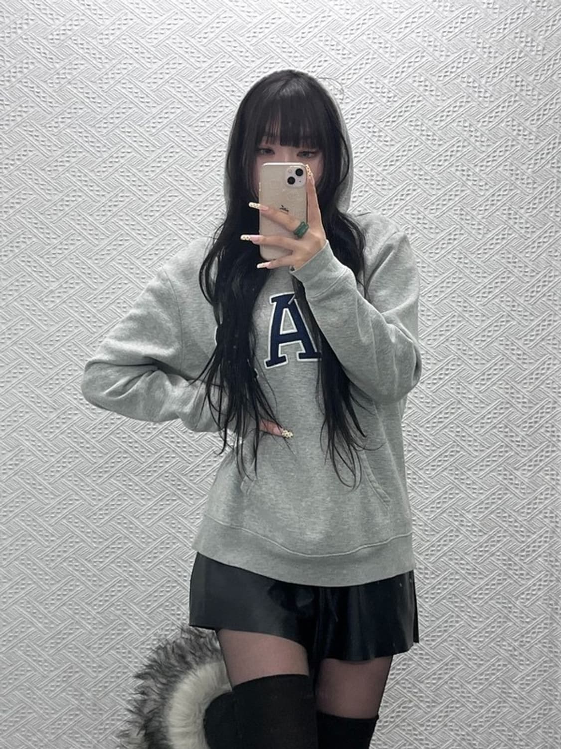 갭 올드스쿨 모던 캐주얼 빈티지 빅로고 후드티 M C10024 상품이미지2